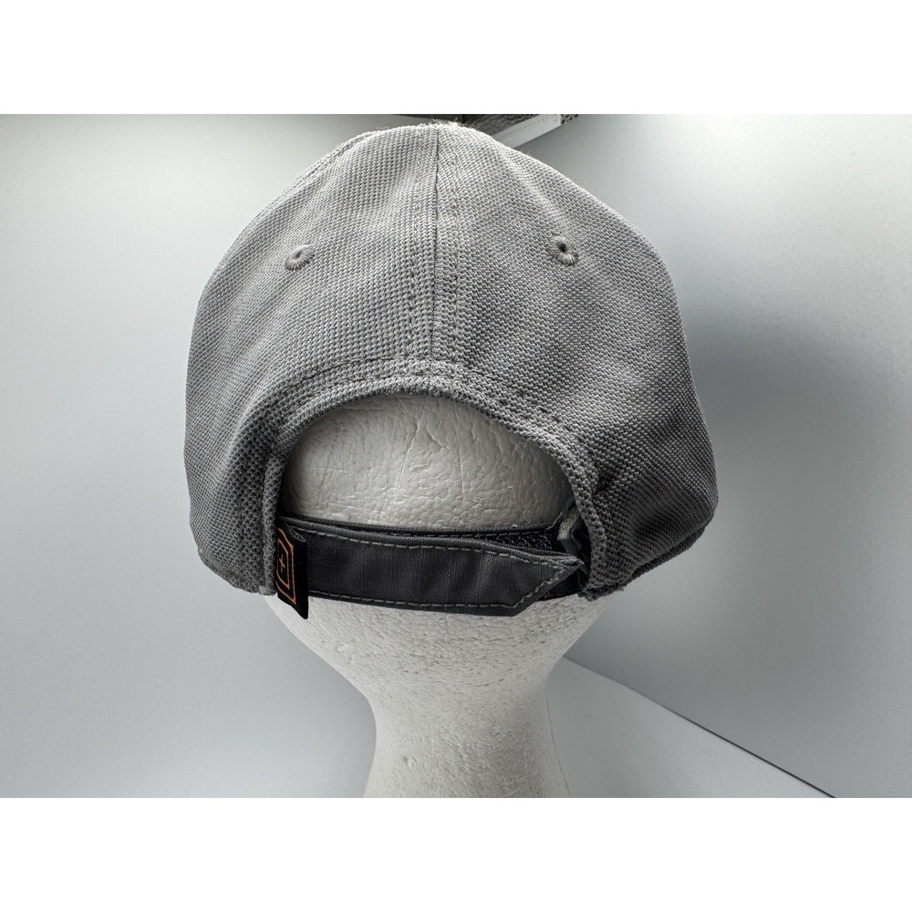 5.11 Tactical Adjustable Hat Cap Adult Gray Orange 2014 Outdoor Basic Mens - Picture 5 of 11